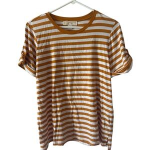 Micheal Kors  women's  Shirt in Brown and White NWT size Large